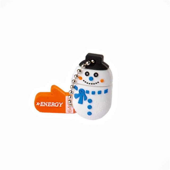 فلش مموری ایکس-انرژی مدل snowman ظرفیت 64 گیگابایت